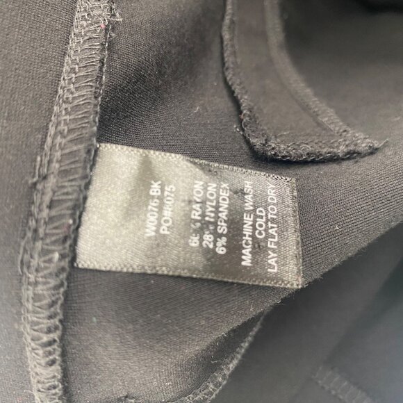 Betabrand Pants Womens XXL Black Stretch Pull On Stretch Knit Straight Everyday - Picture 6 of 11